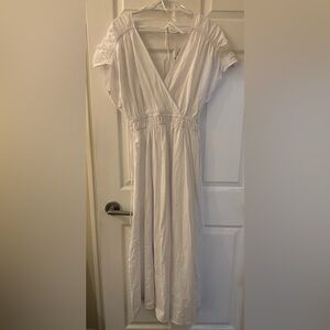 Zara Elastic Waist Poplin Dress